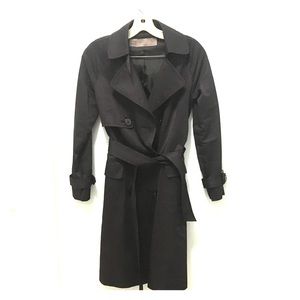 Beautiful Zara Black Trench Coat.